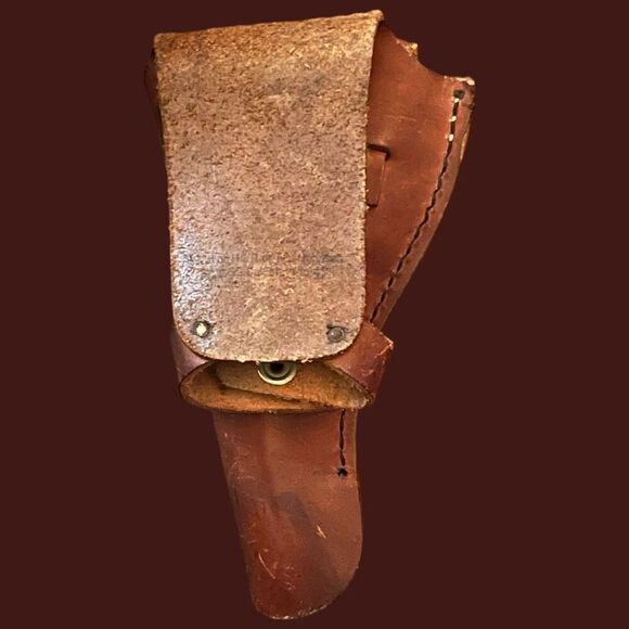 Vintage Smith & Wesson Brown Leather Gun Holster - Picture 2 of 8